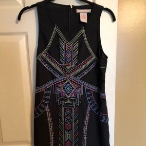 Flying Tomato Black Embroidered Dress